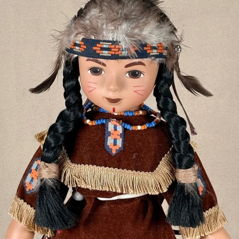 Sandy Dolls Native American Series Eagle's Son Kiowa 1995 Collectible Doll 104